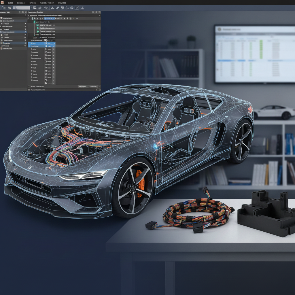 Demonstratives Bild Automotive Engineering - von der Idee zur Realität